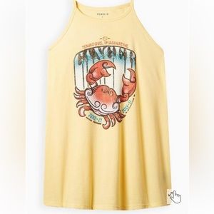 Torrid Cancer hi-neck tank size 3